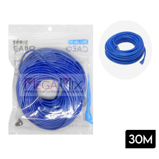 Cabo de Rede RJ45 30M LE-307 - It-Blue
