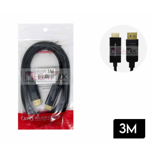 Cabo DisplayPort para HDMI 3M MCB-022 - Tomate 