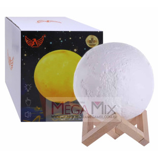 Luminária Lua LED Caixa de Som Bluetooth AL-8218 | Mega Mix