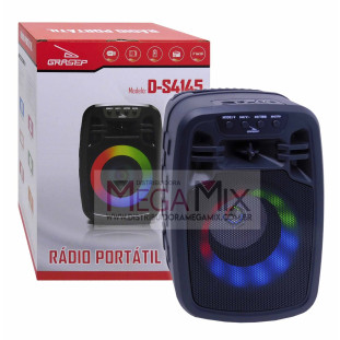 Caixa de Som Bluetooth 12W D-S4145 - Grasep