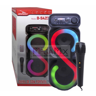 Caixa de Som Portátil Bluetooth 20W D-S4238 - Grasep
