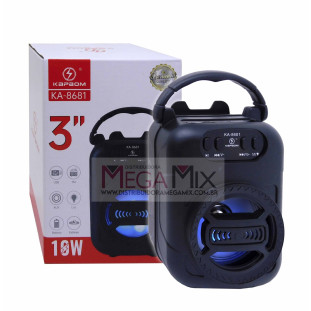 Caixa de Som Bluetooth 10W KA-8681 - Kapbom