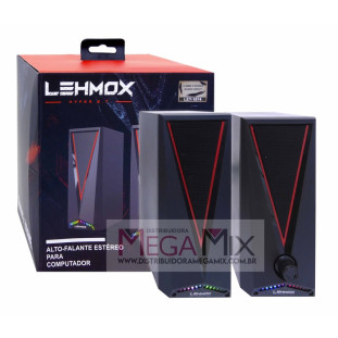 Caixa de Som para PC/Notebook 10W LEY-1874 - Lehmox