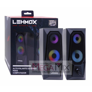 Caixa de Som para PC/Notebook 10W LEY-1876 - Lehmox