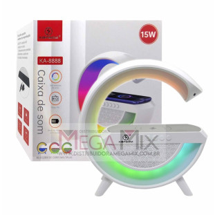 Caixa de Som Luminária G KA-8888 - Kapbom