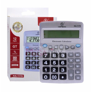 Calculadora Eletrônica 12 Digitos KA-1170 - Kapbom