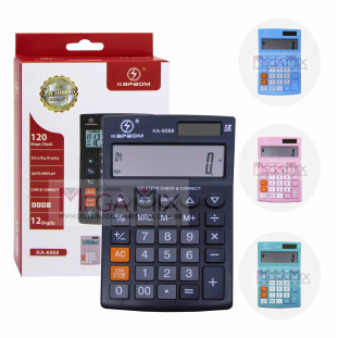 Calculadora Eletrônica 12 Dígitos KA-6068 - Kapbom
