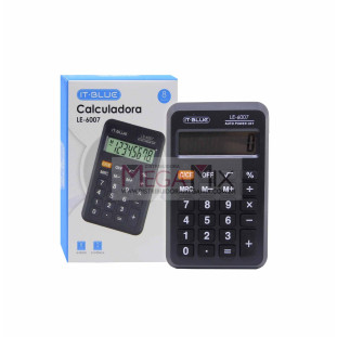 Calculadora Eletrônica 8 Digitos LE-6007 - It-Blue