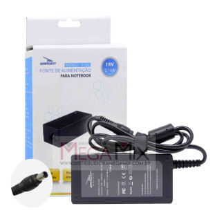 Fonte Carregador para Notebook Samsung 19V/3.16A  5.5mm x 3.0mm 60W D-520 - Grasep