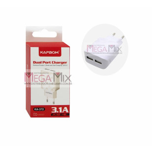 Carregador com 2 USB 3.1A KA-372 - Kapbom