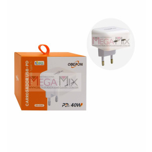 Carregador USB + USB-C 5.1A OR-IC047 - Oberon