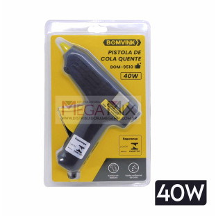 Pistola para Cola Quente Grossa Bivolt 40W BOM-9510 - Bomvink