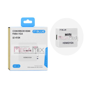 Adaptador Conversor HDMI para VGA LE-4104 - It-Blue