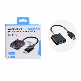 Adaptador Displayport para VGA LE-4117 - It-Blue