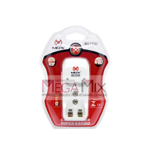 Carregador de Pilhas AA/AAA/9V MO-CP30 - Mox