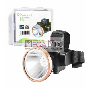 Lanterna Recarregável de Cabeça 50W DP-7224A - DP Led
