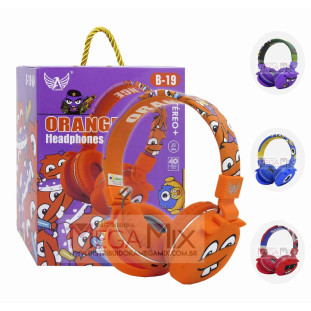 Fone de Ouvido Bluetooth (INFANTIL) B-19Y - Altomex