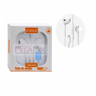 Fone de Ouvido com Microfone Tipo C FN-A75 - A'Gold
