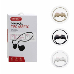Fone de Ouvido Bluetooth Condução Óssea KA-9665 - Kapbom