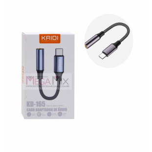 Adaptador Tipo C para P2 (3.5MM) KD-165 - Kaidi