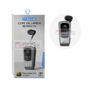 Fone de Ouvido Bluetooth Auricular Único LE-2427 - It-Blue