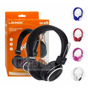 Fone de Ouvido c/ Microfone LEF-1078 - Lehmox