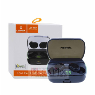 Fone de Ouvido Bluetooth LEF-M60 - Lehmox