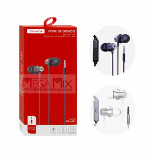 Fone de Ouvido com Microfone MF-A102 - Tomate