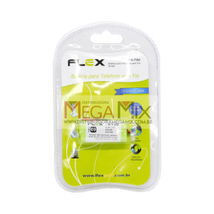 Bateria para Telefone Sem Fio 2.4V 600mAh FX-70U - Flex