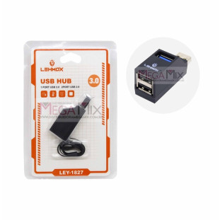 Hub 1 USB 3.0 + 2 USB 2.0 LEY-1827 - Lehmox