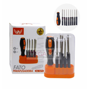 Kit de Chaves de Fenda e Phillips AL-1672 - Altomex