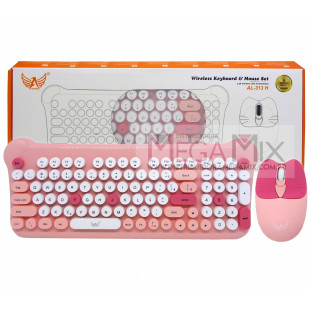 Kit Teclado e Mouse sem Fio AL-313 H - Altomex