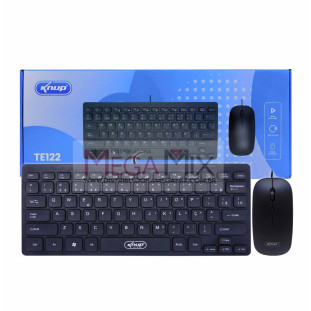 Kit Teclado e Mouse c/Fio USB KP-TE122 - Knup