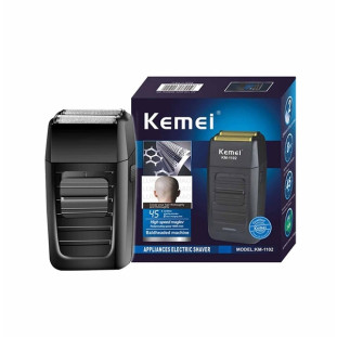 Barbeador Recarregável Shaver KM-1102 - Kemei