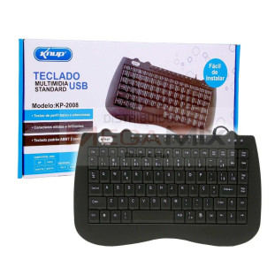 Mini Teclado Multimídia USB KP-2008 - Knup 