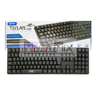 Teclado com Fio USB KP-2044 - Knup