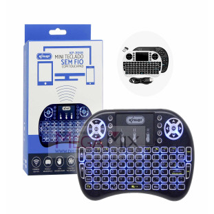 Mini Teclado para Smart TV com Led KP-2048 - Knup