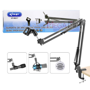 Suporte Articulável para Microfone KP-M0017 - Knup
