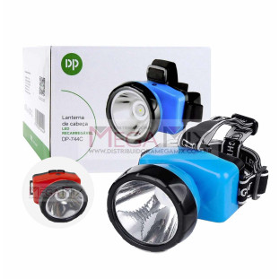 Lanterna Recarregável de Cabeça 30W DP-744C - DP Led