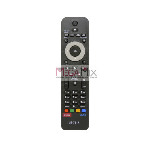 Controle Remoto para TV Smart Philips LE-7517 - Lelong
