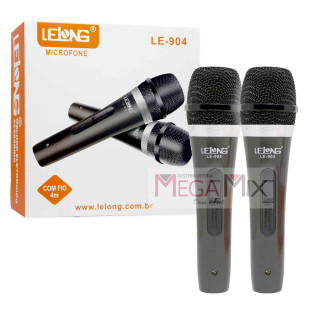 Microfone com Fio 4M C/2 LE-904 - Lelong