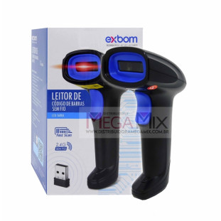 Leitor de Código de Barras sem Fio LCB-S600A - Exbom