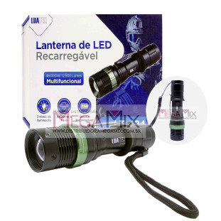 Lanterna de LED Recarregável e à Pilha LT-424 - Luatek