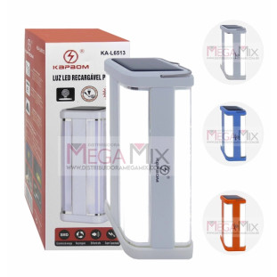 Luminária de Emergência Solar KA-L6513 - Kapbom