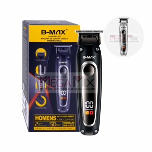 Máquina de Corte Recarregável com Visor Digital 5W BM-C025 - B-Max