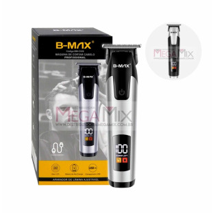 Máquina de Corte Recarregável com Visor Digital 5W BM-C026 - B-Max