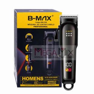 Máquina de Corte Recarregável com Visor Digital 5W BM-C028 - B-Max