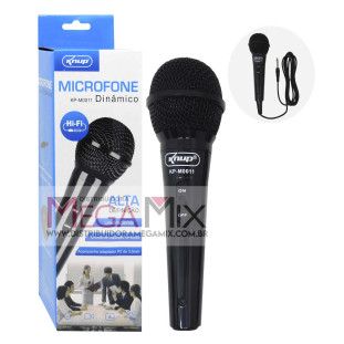 Microfone com Fio KP-M0011 - Knup
