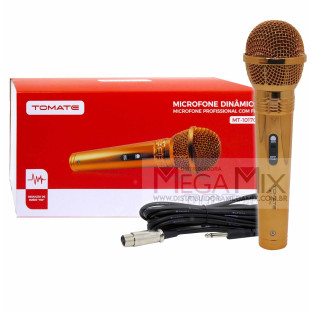 Microfone com Fio MT-1017G - Tomate