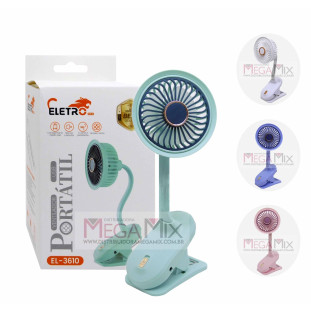 Mini Ventilador Portátil EL-3610 - Eletro Mex